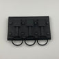 Okays Ultimate Key Keyper Black Triple Key Safe Belt Key Holder