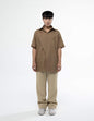 Triangle closure short sleeve shirt