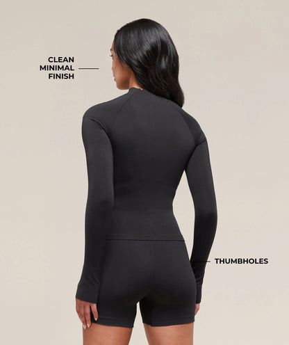 Soft Sculpt Zip Up Jacket
