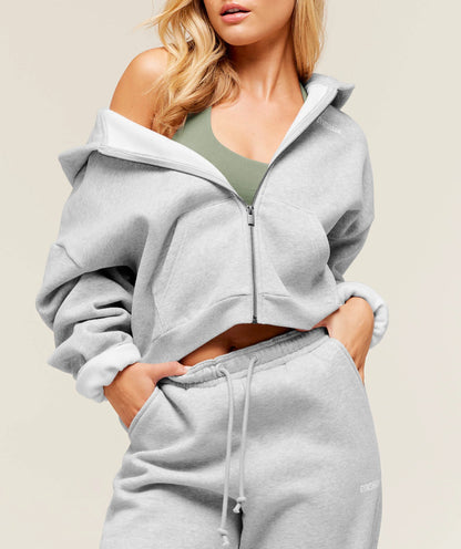 Cosy Luxe Zip Through Hoodie